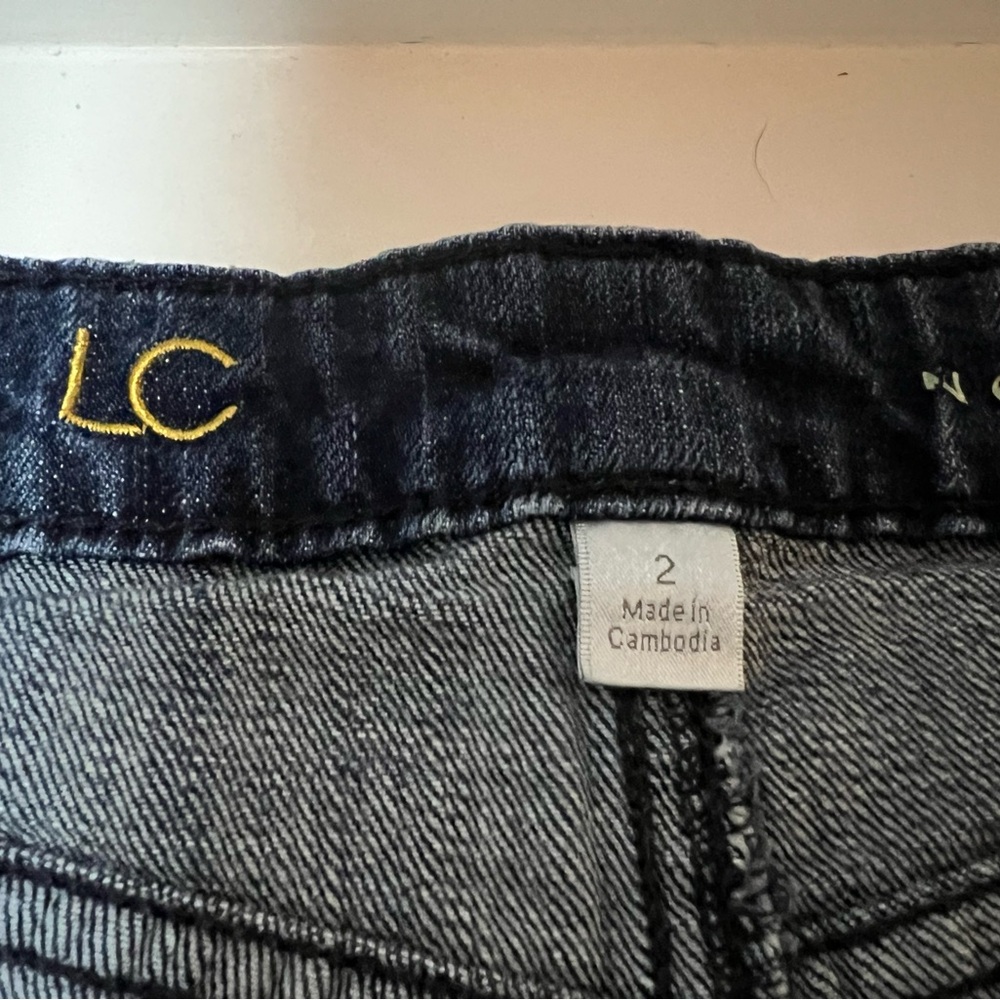 Women's Blue Denim Shorts - Picture 3 of 6